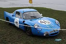 Alpine M64 of Delageneste/Morrogh, which won the Prototype 1150 class and the Index of Thermal Efficiency