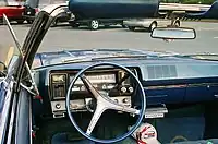 1967 Rambler Rebel 770 safety-oriented instrument panel