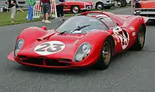 James Glickenhaus claims this to be Ferrari P3/4 chassis 0846, others state that it is a replica by David Piper.