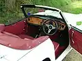 1968 TR5 interior