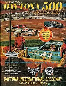 1969 Daytona 500 program cover