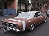 Dodge Dart-based 1970 VG Valiant hardtop coupe (Australia)