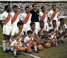 Image 19Peru's football team in 1970; the ethnic diversity of Peruvians is visible, with players showing African, Amerindian and European ancestry in various mixes. (from Demographics of Peru)