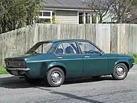 Last of the Vauxhalls in New Zealand. 1980 Vauxhall Chevette "saloon" (sedan)