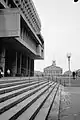 1981 view of Faneuil Hall from the steps of Boston City Hall