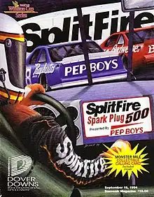 The 1994 SplitFire Spark Plug 500 program cover.