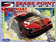 The 1996 Save Mart Supermarkets 300 program cover.