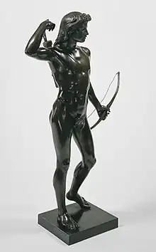 The Choosing of the Arrow, 1848, Bronze, Amon Carter Museum of American Art