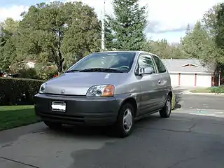 The Honda EV Plus, one of the cars introduced as a result of the CARB ZEV mandate