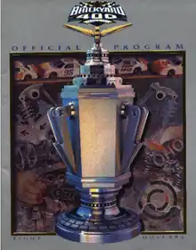 1997 Brickyard 400 program cover