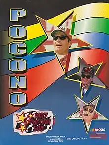 The 1997 Pocono 500 program cover.