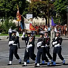 Regimental flag of the 1st Marine Fusiliers