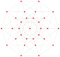 Real {4,3,3,3}, , with 32 vertices, 80 edges, 80 faces, 40 cells, and 10 4-faces