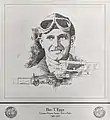 Plaque of Epps at the Georgia Aviation Hall of Fame