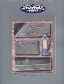 2000 Brickyard 400 program cover