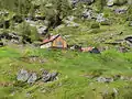 2001. Teigen, seen from the path to Sinjarheim, above Bridlebrui.