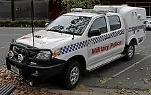 A 2005-2008 Toyota Hilux used by the RACMP.