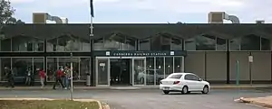 Canberra railway station entrance 2006