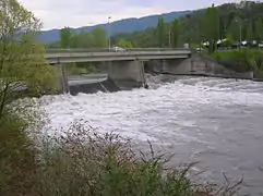 The bridge on the Isère at Montmélian