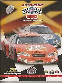 2006 Auto Club 500 program cover