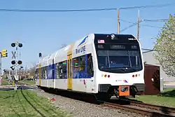 Train on the River Line