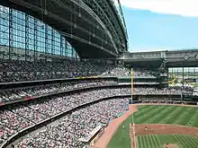 Image 42American Family Field is the home stadium of Major League Baseball's Milwaukee Brewers. (from Wisconsin)