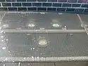 The fountain's grating