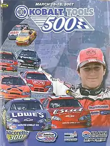 The 2007 Kobalt Tools 500 program cover.