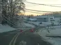 Damage in North Greenbush, New York after the storm