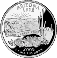 State quarter for Arizona