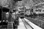 A Decauville diesel-electric train approaching Mega Spilaio (Zachlorou) railway station.