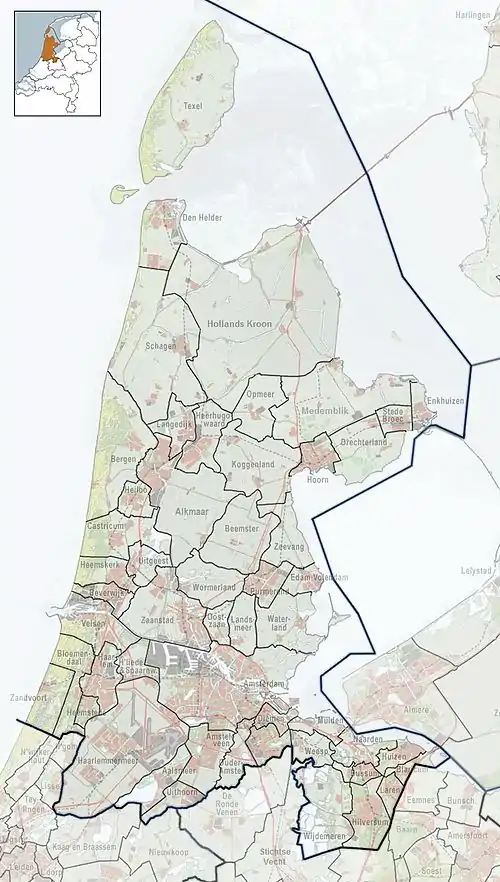 Kreileroord is located in North Holland