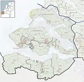 Zandenburg is located in Zeeland