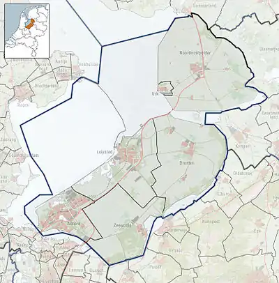 Wolderwijd is located in Flevoland