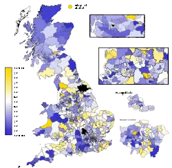 Liberal Democrat to Conservative swing