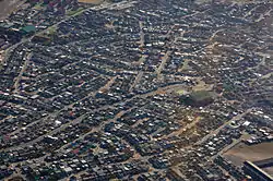 Aerial view of Crossroads