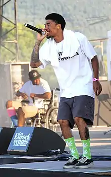 Hodgy performing in July 2011