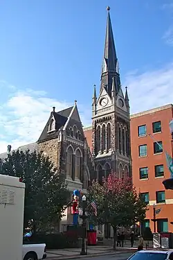 Image 65In September 1777, fearing a British Army attack on the revolutionary capital of Philadelphia, American patriots moved the Liberty Bell to this Allentown, Pennsylvania church, where the Liberty Bell was successfully hidden under the church's floor boards until the June 1778 British departure from Philadelphia. Today, inside the Zion United Church of Christ in Allentown, the Liberty Bell Museum commemorates the Liberty Bell's successful nine month hiding there. (from British Army during the American Revolutionary War)