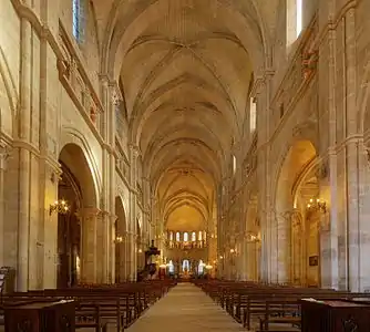 The nave looking east