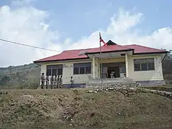 Fatululic border post, near Beco