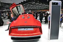 Rear view of the 2013 production XL1