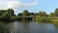 Railroad bridge over the Drentsche Diep near Waterhuizen (2013)