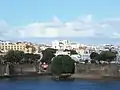 The Ciudad Amurallad (Walled City), seen from the bay