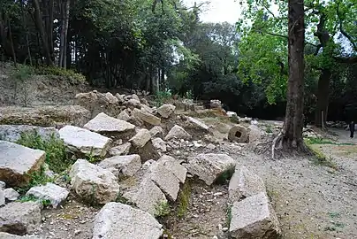 Ruins of the perimetric wall