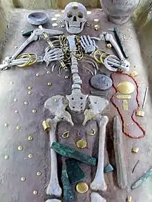 Varna culture burial reconstruction