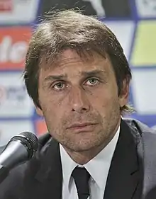 A coloured photograph of Antonio Conte