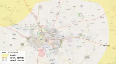 Map of Mosul area