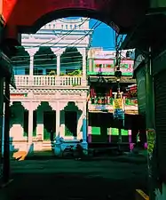 The lanes of Varanasi are bathed in a plethora of colours