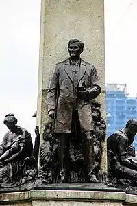 Statue of Dr. Jose Rizal. at the Luneta Park, Philippines c.1908