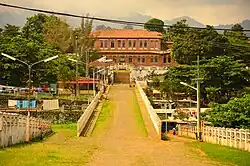 Roça Rio do Ouro along the village's main street